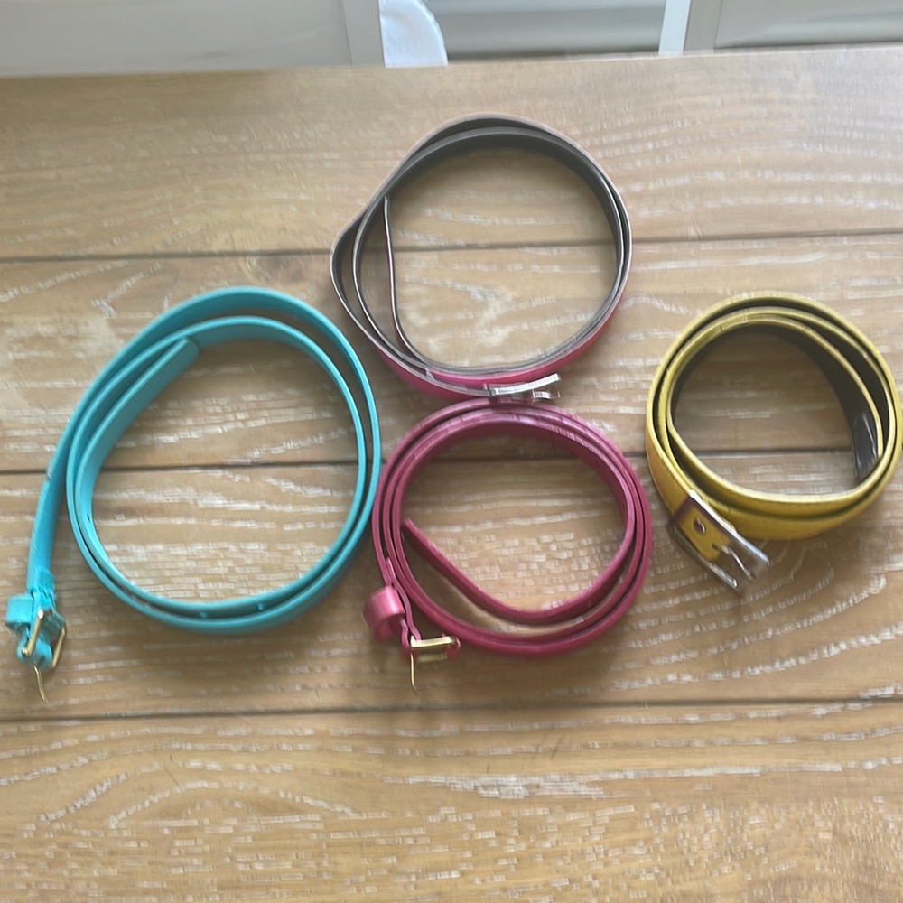 Assortment of belts size large